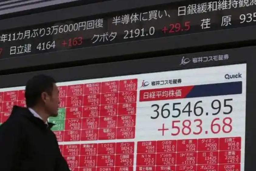 日经指数下跌0.2% 受电子股拖累